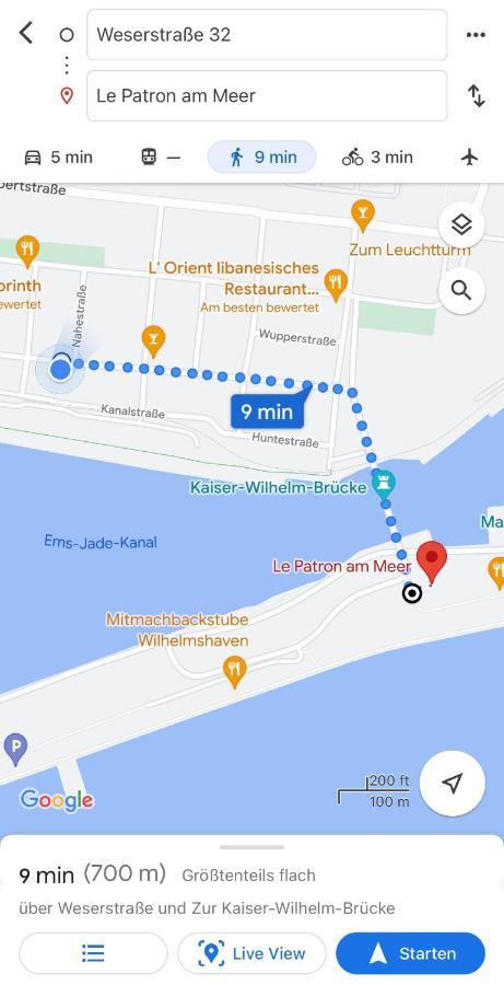 Ferienwohnung Strandlaeufer Wilhelmshaven Buitenkant foto